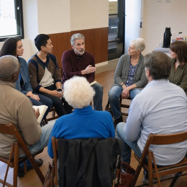 Diverse community members at Plainfield town committee meeting